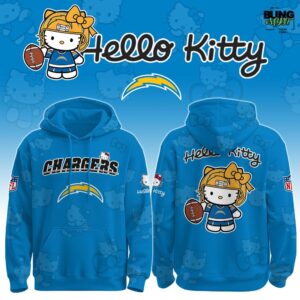 NFL Los Angeles Chargers Hello Kitty Special Edition Hoodie