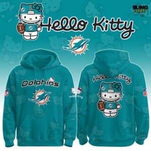 NFL Miami Dolphins Hello Kitty Special Edition Hoodie