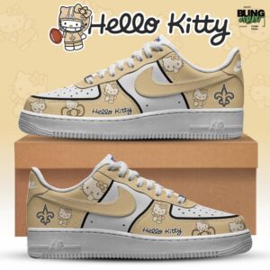 NFL New Orleans Saints Hello Kitty Special Edition Air Force 1