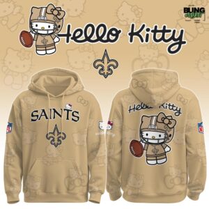 NFL New Orleans Saints Hello Kitty Special Edition Hoodie