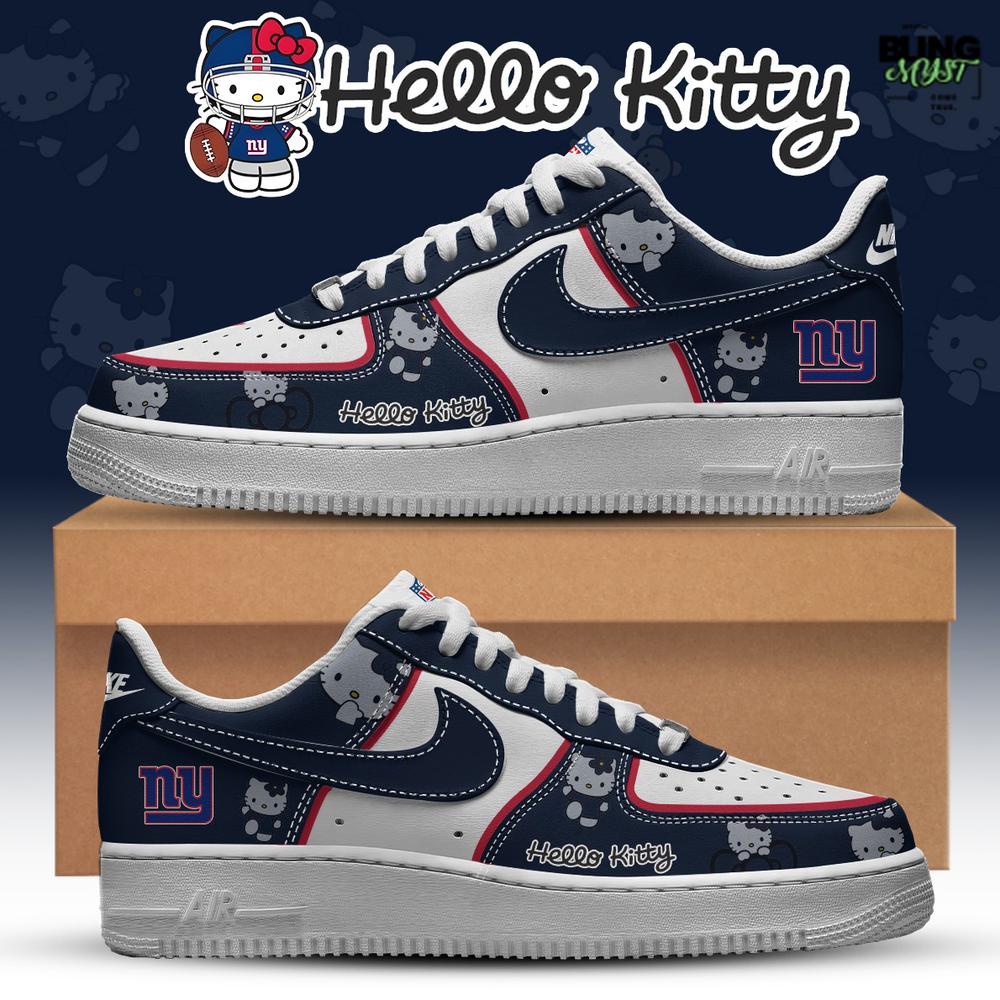 NFL New York Giants Hello Kitty Special Edition Air Force 1 NFL New York Giants Hello Kitty Special Edition Air Force 1