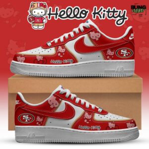 NFL San Francisco 49ers Hello Kitty Limited Edition Air Force 1