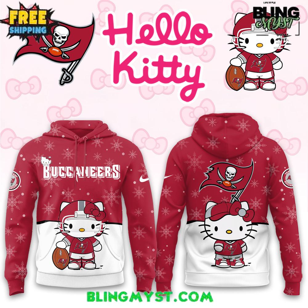 NFL Tampa Bay Buccaneers Hello Kitty Special Edition Hoodie NFL Tampa Bay Buccaneers Hello Kitty Special Edition Hoodie