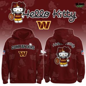 NFL Washington Commanders Hello Kitty Special Edition Hoodie