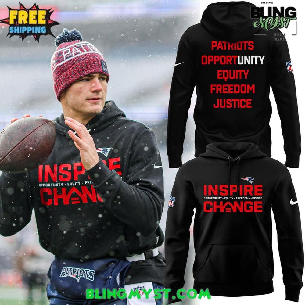 New England Patriots 2025 NFL Inspire Change Special Edition Hoodie New England Patriots 2025 NFL Inspire Change Special Edition Hoodie