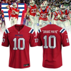 New England Patriots Drake Maye Special Edition Football Jersey