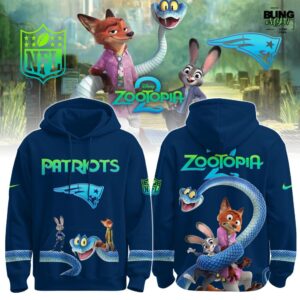 New England Patriots x Zootopia 2 Limited Edition Hoodie