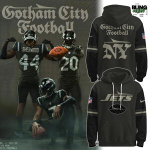 New York Jets Gotham City Football 2025 Special Edition Hoodie