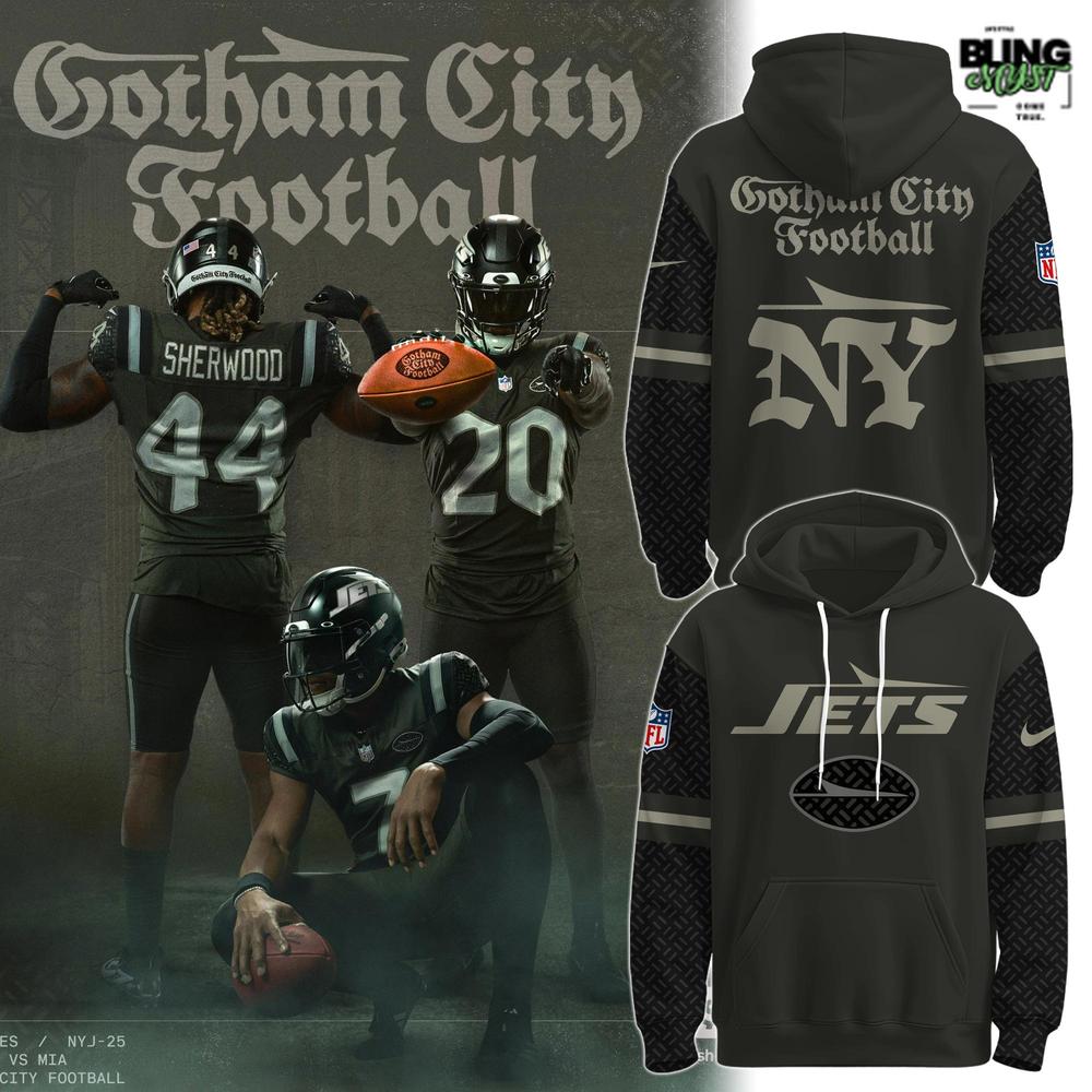 New York Jets Gotham City Football 2025 Special Edition Hoodie New York Jets Gotham City Football 2025 Special Edition Hoodie