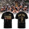 New York Knicks 2025 NBA Cup Champions Locker Room T shirt 3