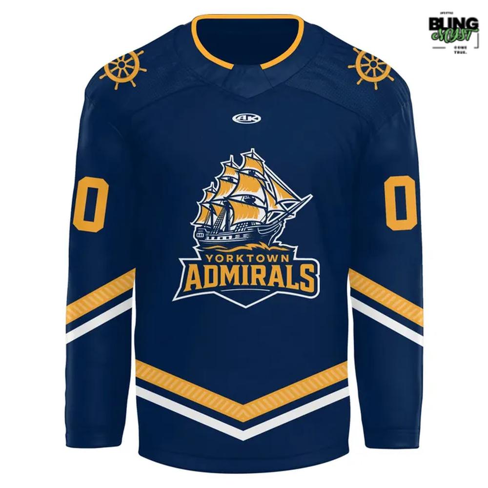 Norfolk Admirals Yorktown Night Edition Hockey Jersey Norfolk Admirals Yorktown Night Edition Hockey Jersey