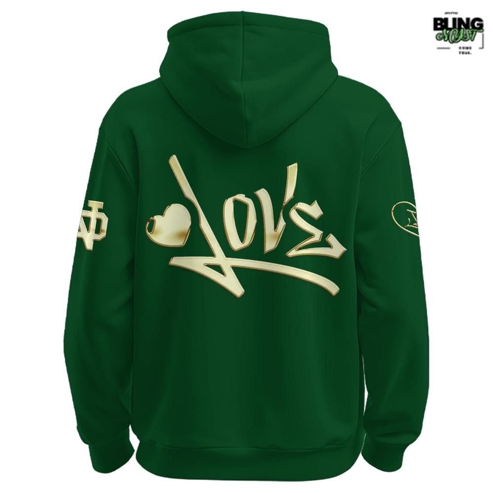 Notre Dame Fighting Irish Love Is In The Air Special Edition Hoodie Notre Dame Fighting Irish Love Is In The Air Special Edition Hoodie