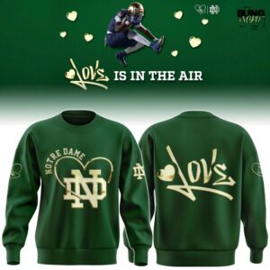 Notre Dame Fighting Irish Love Is In The Air Special Edition Sweatshirt