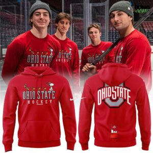 Ohio State Men’s Hockey Peanuts Night 2025 Hoodie
