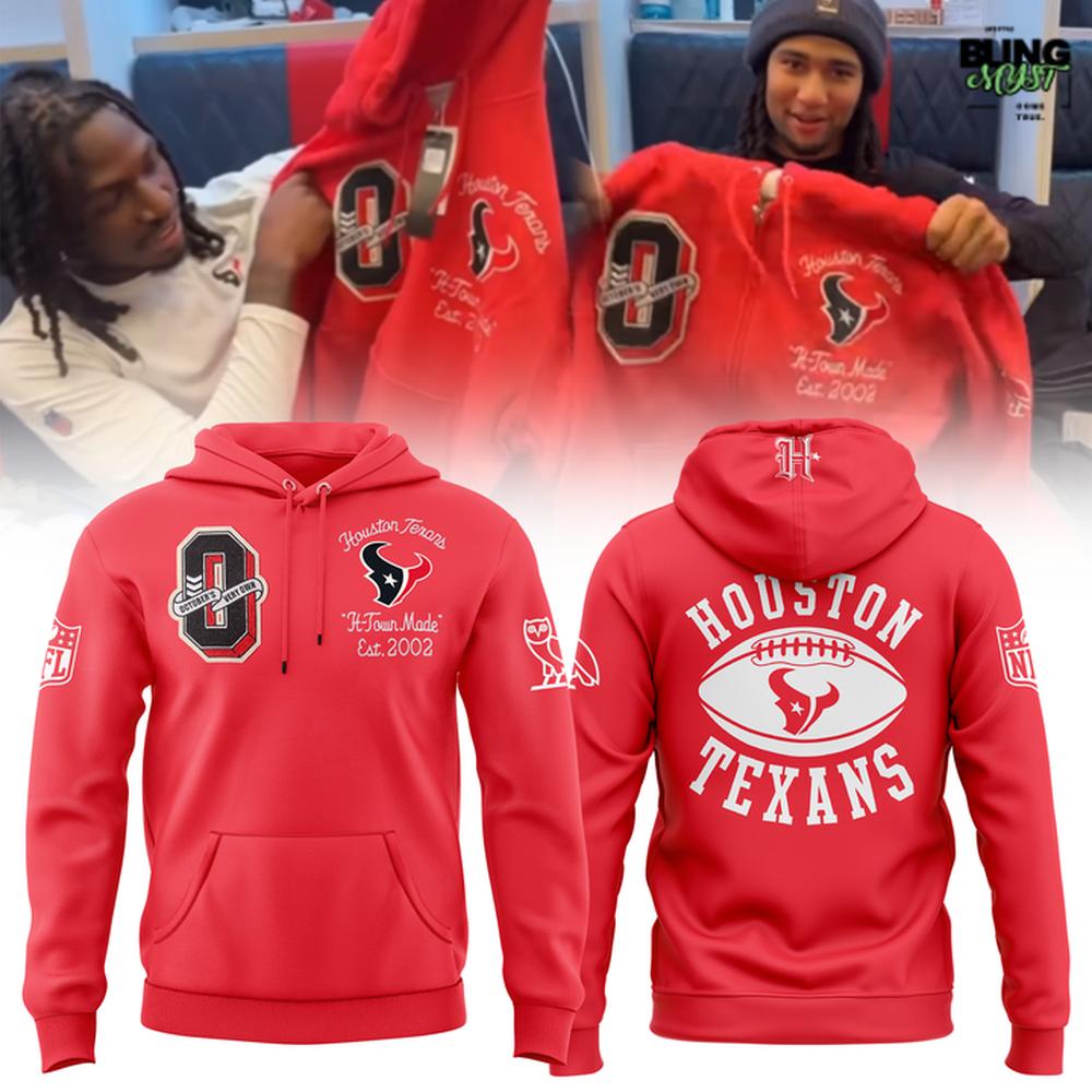 OVO x NFL Houston Texans H-Town Mode Special Edition Hoodie OVO x NFL Houston Texans H-Town Mode Special Edition Hoodie