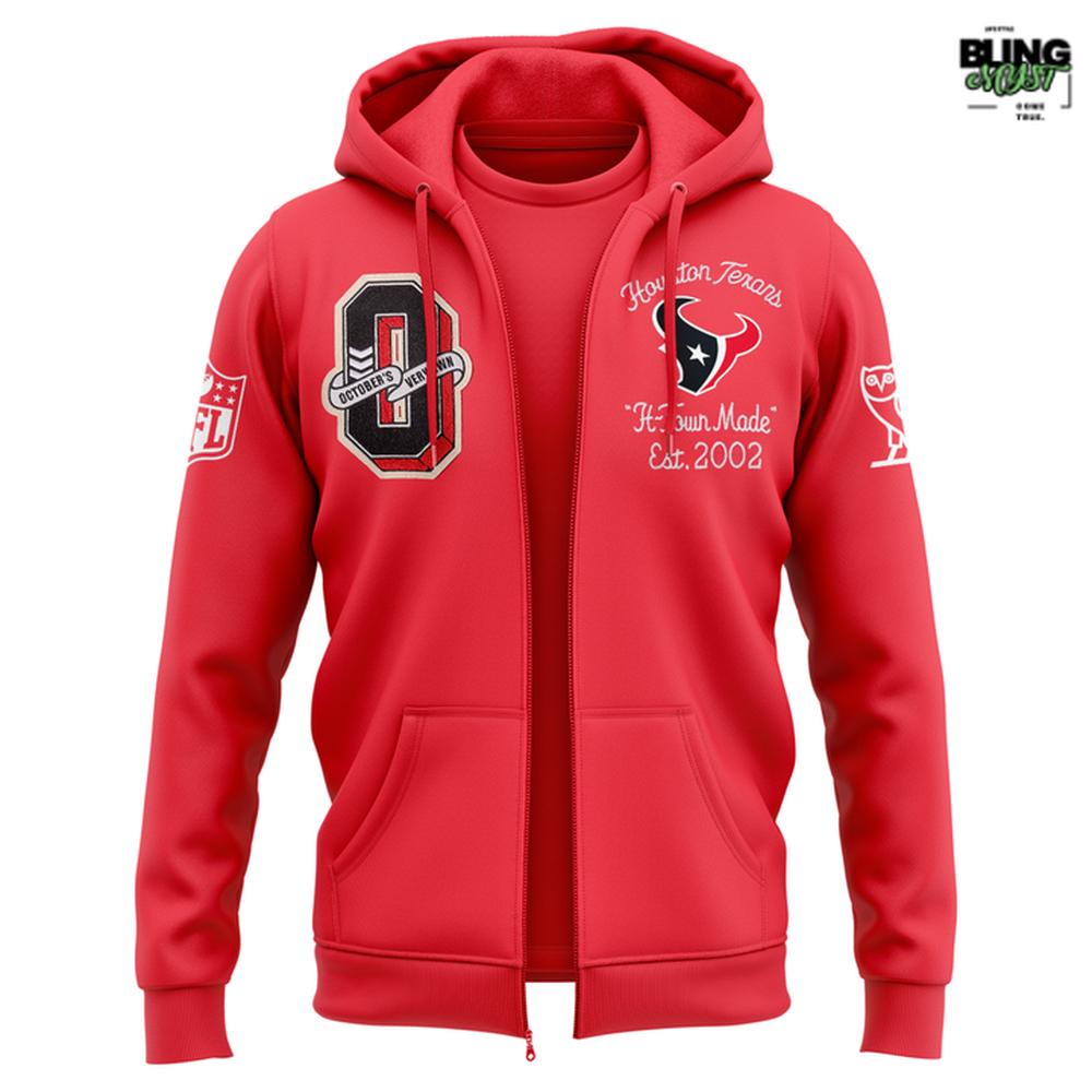 OVO x NFL Houston Texans H-Town Mode Special Edition Hoodie OVO x NFL Houston Texans H-Town Mode Special Edition Hoodie