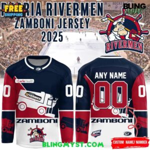 Peoria Rivermen Zamboni replica Special Hockey Jersey