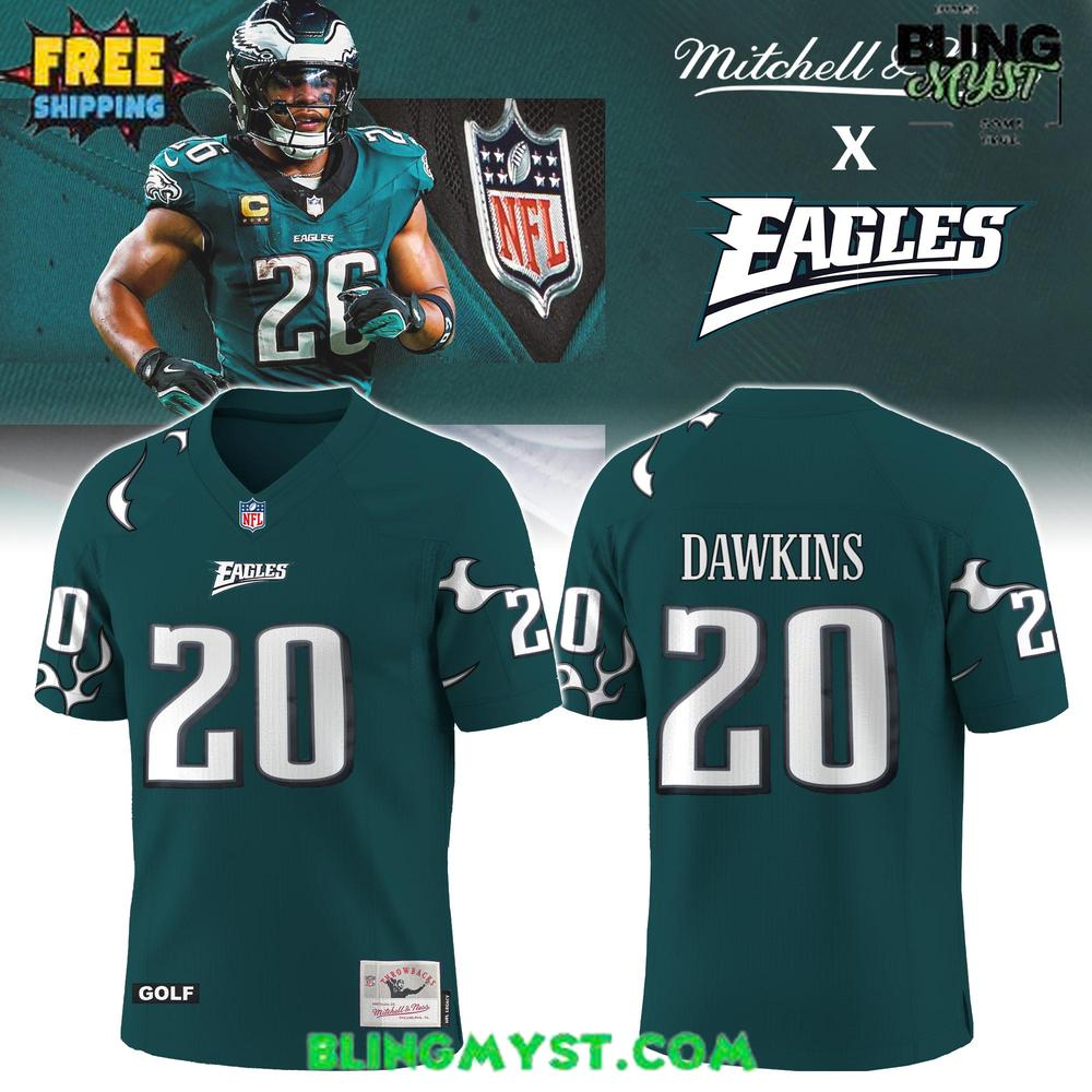 Philadelphia Eagles GOLF WANG x Mitchell & Ness Limited Edition Football Jersey Philadelphia Eagles GOLF WANG x Mitchell & Ness Limited Edition Football Jersey