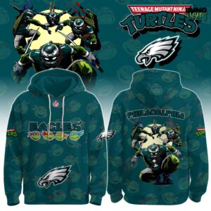 Philadelphia Eagles Teenage Mutant Ninja Turtles 2026 Hoodie