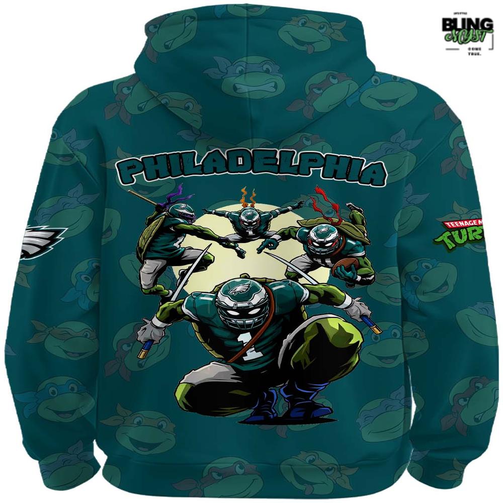 Philadelphia Eagles Teenage Mutant Ninja Turtles 2026 Hoodie Philadelphia Eagles Teenage Mutant Ninja Turtles 2026 Hoodie