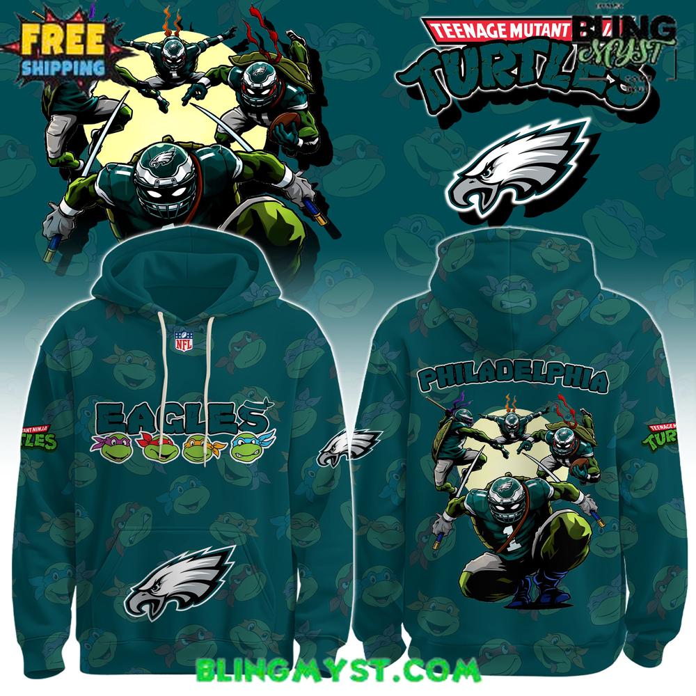 Philadelphia Eagles Teenage Mutant Ninja Turtles Special Hoodie Philadelphia Eagles Teenage Mutant Ninja Turtles Special Hoodie