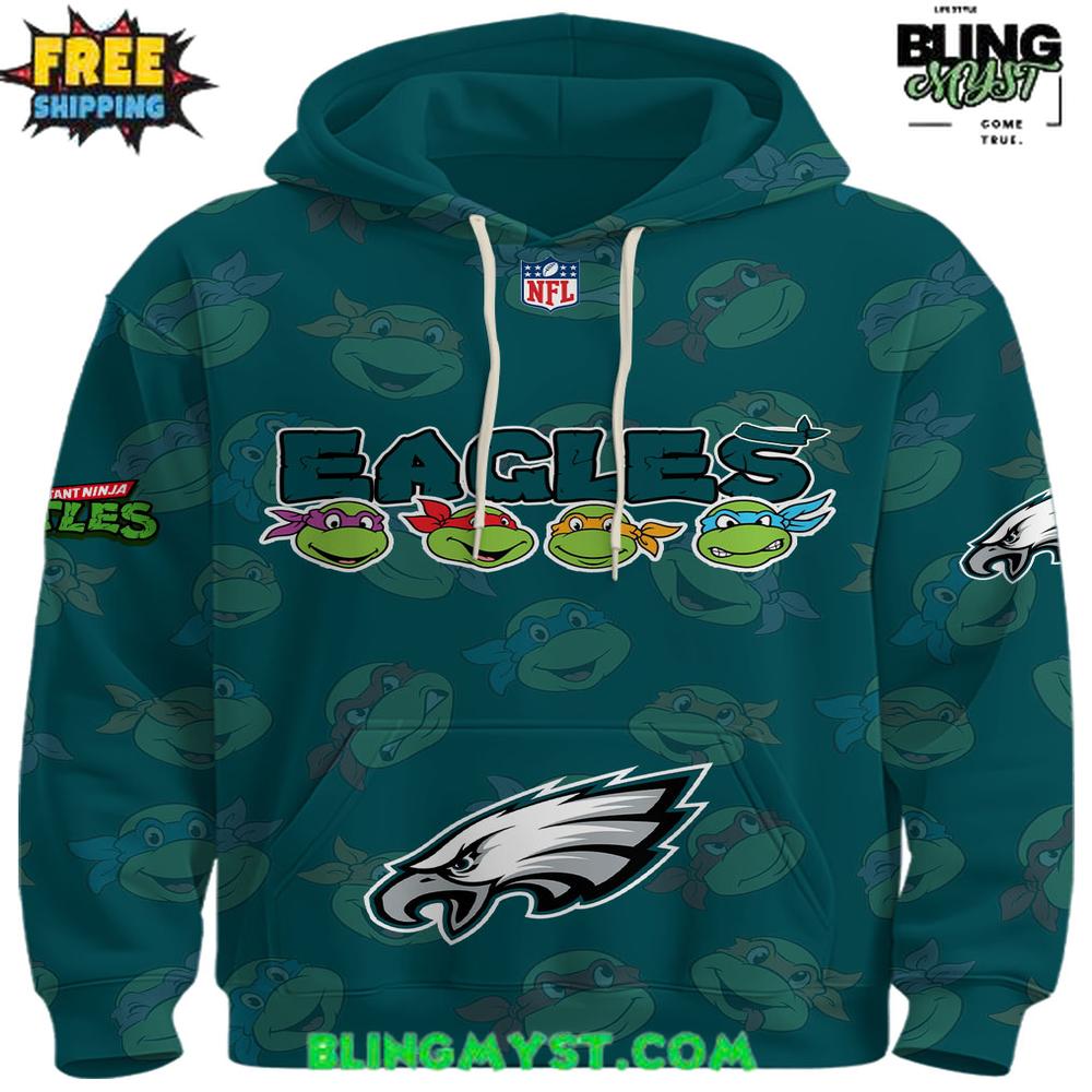 Philadelphia Eagles Teenage Mutant Ninja Turtles Special Hoodie Philadelphia Eagles Teenage Mutant Ninja Turtles Special Hoodie