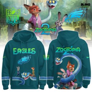 Philadelphia Eagles x Zootopia 2 Limited Edition Hoodie