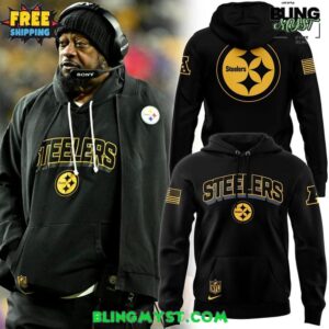 Pittsburgh Steelers Black Coach Mike Tomlin Special Hoodie