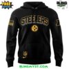 Pittsburgh Steelers Black Coach Mike Tomlin Special Hoodie 2