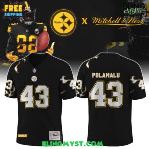 Pittsburgh Steelers GOLF WANG x Mitchell & Ness Limited Edition Football Jersey