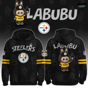 Pittsburgh Steelers x Labubu Limited Edition Hoodie