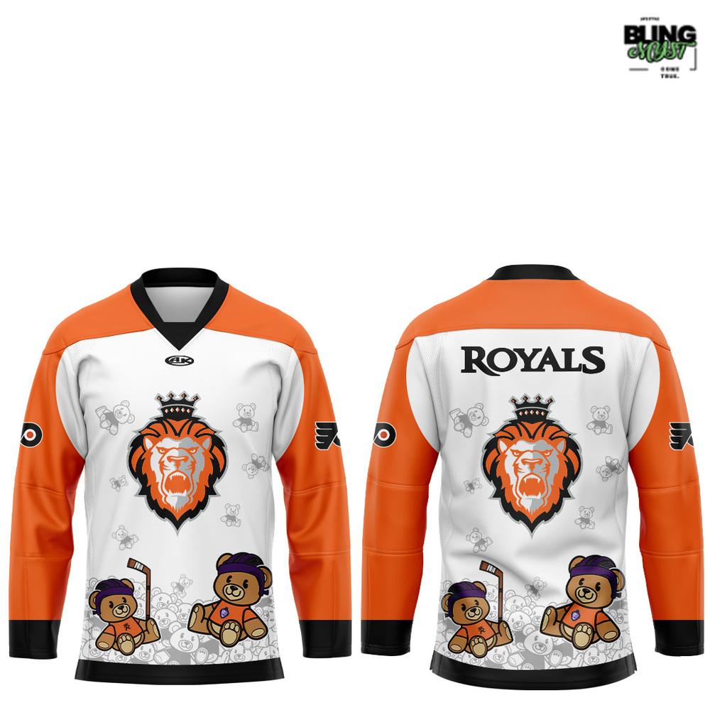 Reading Royals Teddy Bear Toss 2025-26 Hockey Jersey Reading Royals Teddy Bear Toss 2025-26 Hockey Jersey