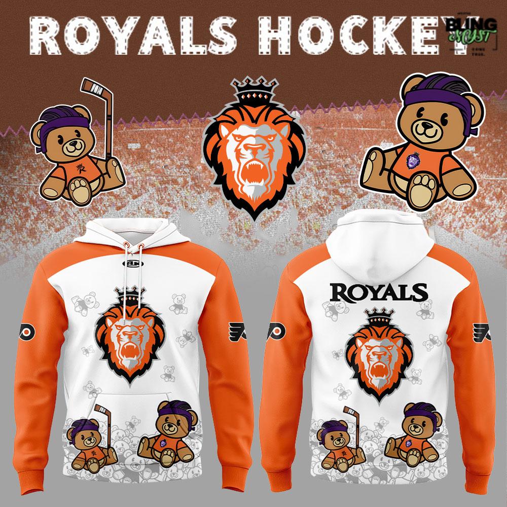 Reading Royals Teddy Bear Toss 2025-26 Hoodie Reading Royals Teddy Bear Toss 2025-26 Hoodie