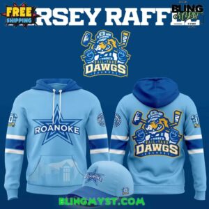 Roanoke Rail Yard Dawgs Light Blue Pro Edition Hoodie