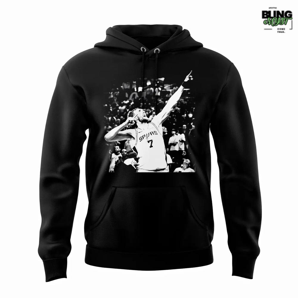 San Antonio Spurs Luke Kornet Profestional Hoodie San Antonio Spurs Luke Kornet Profestional Hoodie