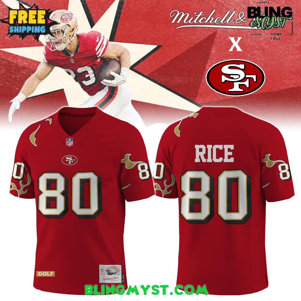 San Francisco 49ers GOLF WANG x Mitchell & Ness Limited Edition Football Jersey San Francisco 49ers GOLF WANG x Mitchell & Ness Limited Edition Football Jersey