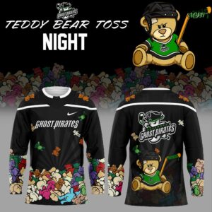 Savannah Ghost Pirates Teddy Bear Toss Night Edition Hockey Jersey