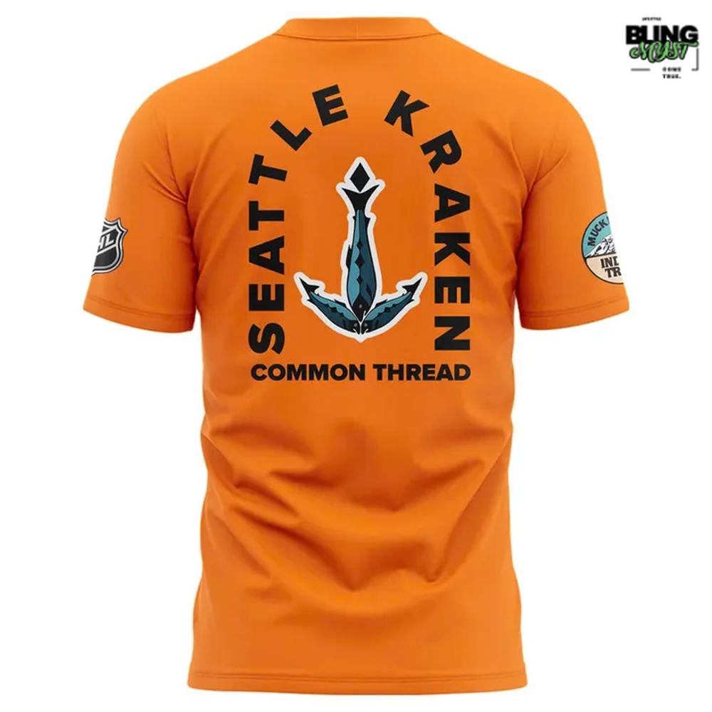 Seattle Kraken Indigenous Peoples Night 2025-26 T-Shirt Seattle Kraken Indigenous Peoples Night 2025-26 T-Shirt