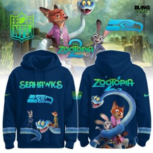 Seattle Seahawks x Zootopia 2 Limited Edition Hoodie