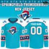 Springfield Thunderbirds Merry Christmas Holiday 2025 Hockey Jersey 1