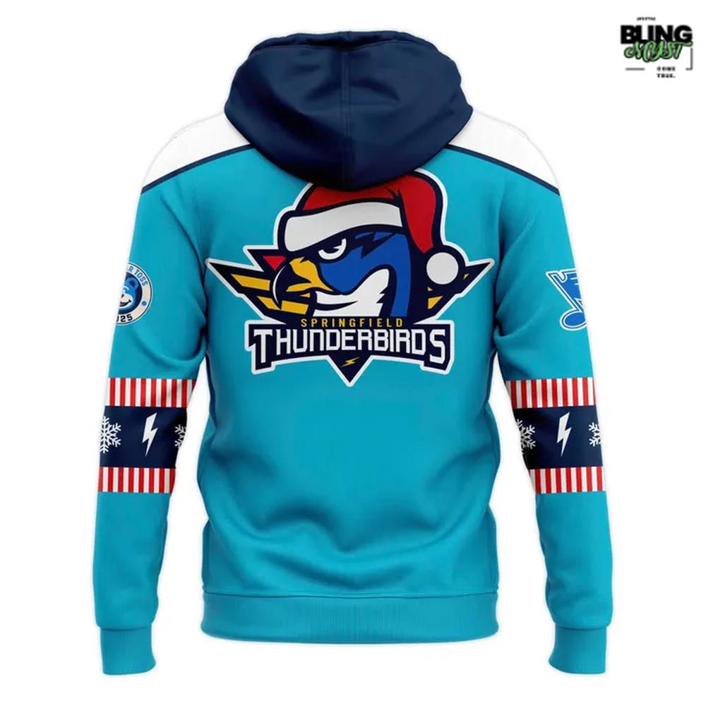 Springfield Thunderbirds Merry Christmas Holiday 2025 Hoodie Springfield Thunderbirds Merry Christmas Holiday 2025 Hoodie