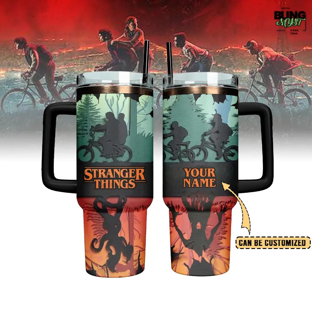 Stranger Things 5 Custom Stanley Tumbler Cup Stranger Things 5 Custom Stanley Tumbler Cup