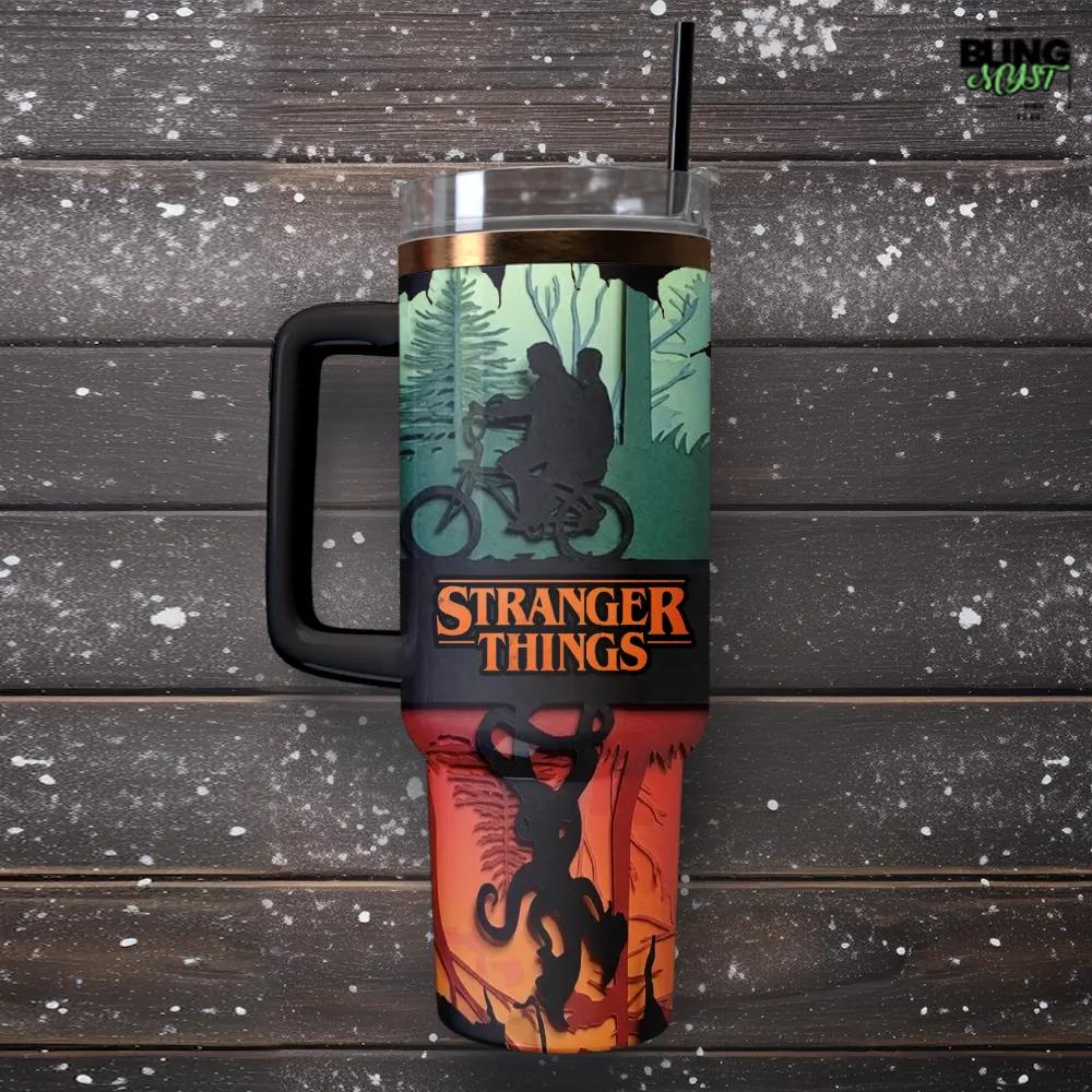 Stranger Things 5 Custom Stanley Tumbler Cup Stranger Things 5 Custom Stanley Tumbler Cup