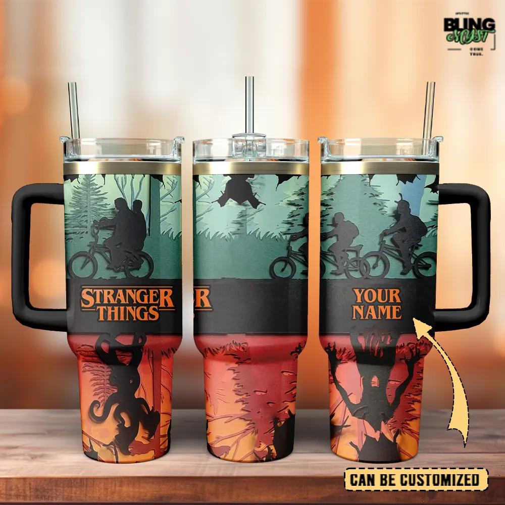 Stranger Things 5 Custom Stanley Tumbler Cup Stranger Things 5 Custom Stanley Tumbler Cup