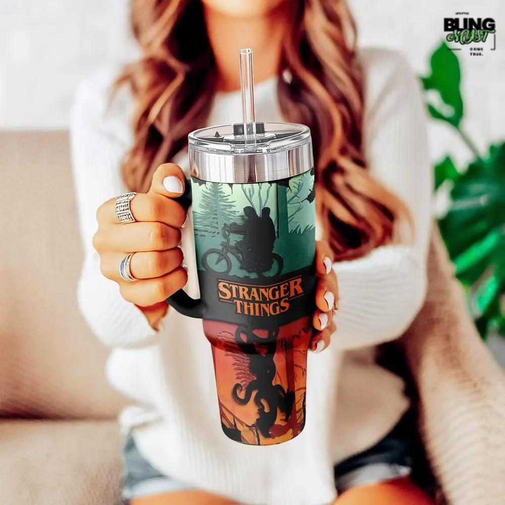 Stranger Things 5 Custom Stanley Tumbler Cup Stranger Things 5 Custom Stanley Tumbler Cup