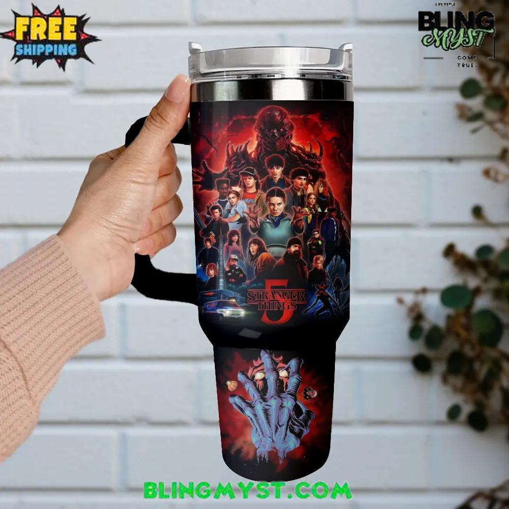 Stranger Things 5 Vecna Custom Stanley Tumbler Cup Stranger Things 5 Vecna Custom Stanley Tumbler Cup