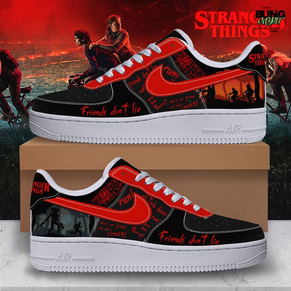 Stranger Things Friends Don’t Lie Limited Edition Air Force 1 Stranger Things Friends Don’t Lie Limited Edition Air Force 1