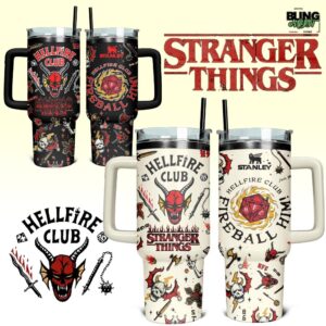 Stranger Things Hellfire Club Limited Stanley Tumbler Cup 