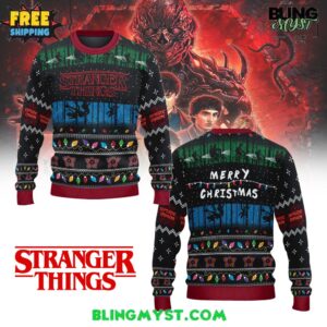 Stranger Things Merry Christmas Special Edition Ugly Sweater
