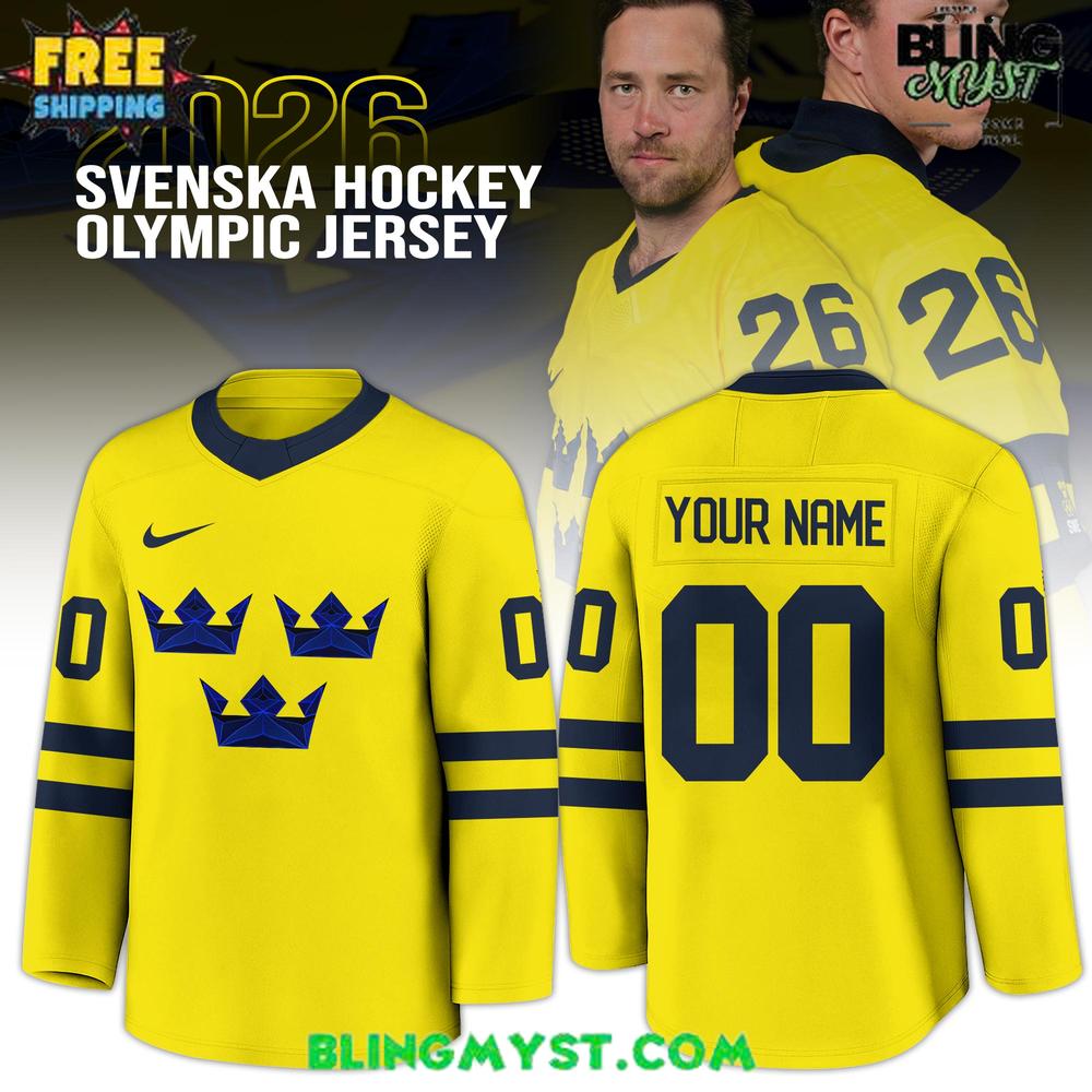 Sweden Olympic 2026 National Ice Special Edition Hockey Jersey Sweden Olympic 2026 National Ice Special Edition Hockey Jersey